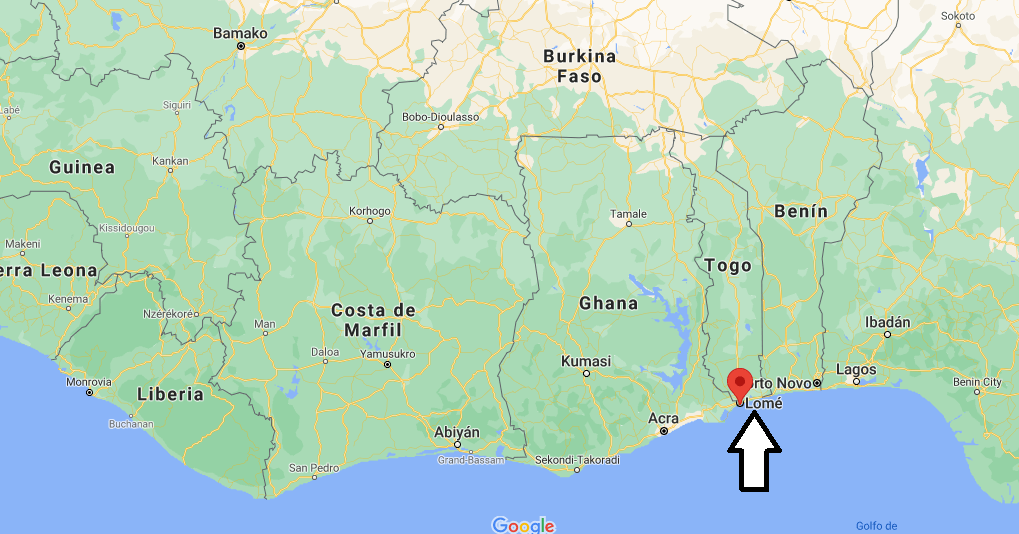 ¿Dónde está Lomé