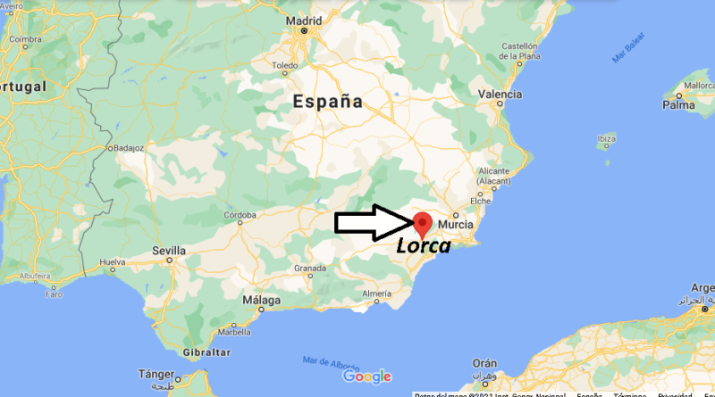 ¿Dónde está Lorca