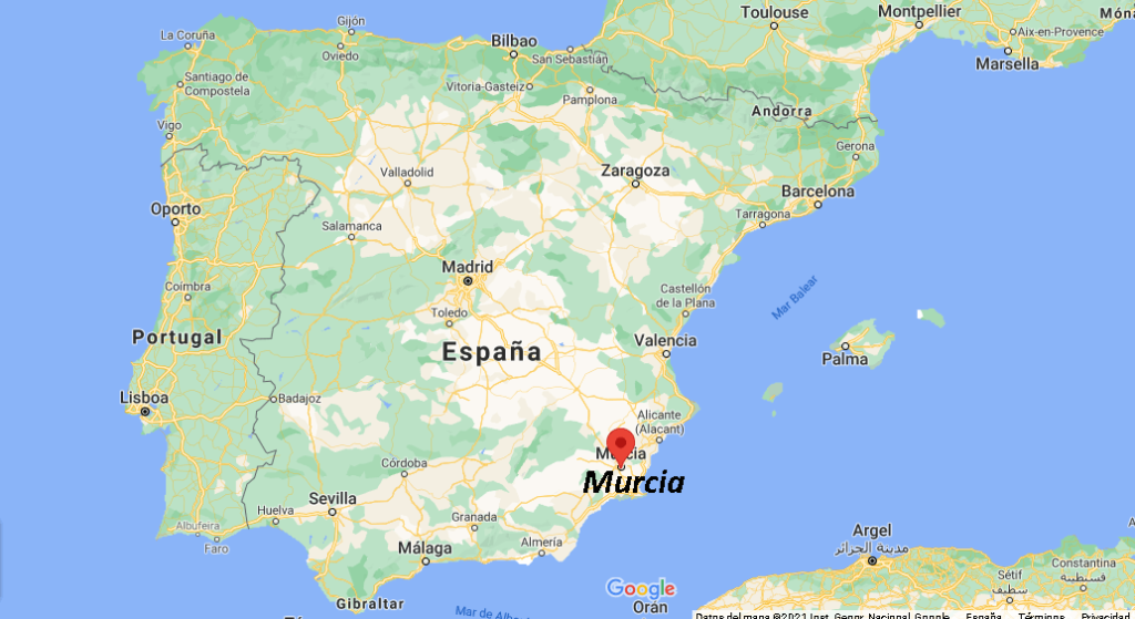 ¿Dónde está Murcia