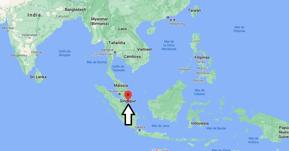 ¿Dónde está Singapur