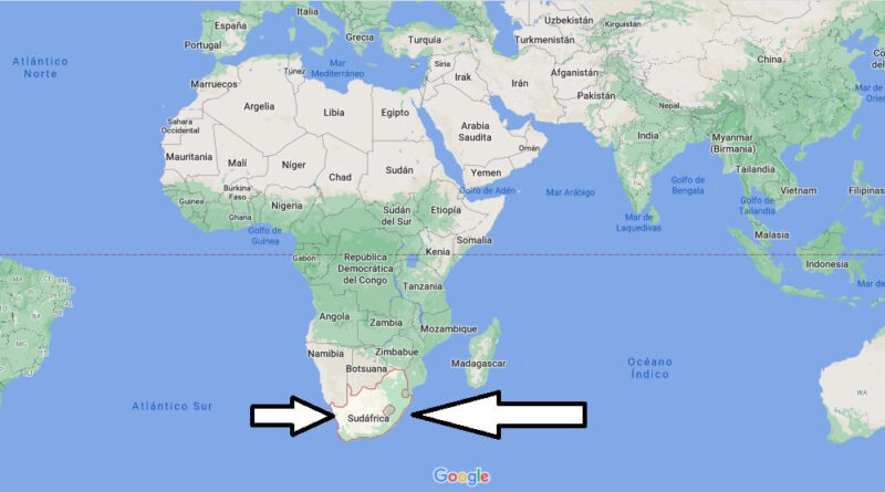 ¿Dónde está Sudafrica