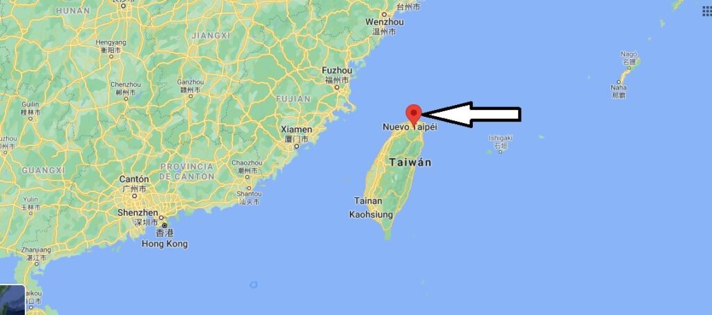 ¿Dónde está Taipei