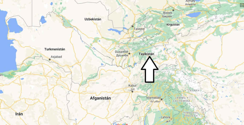 ¿Dónde está Tayikistán