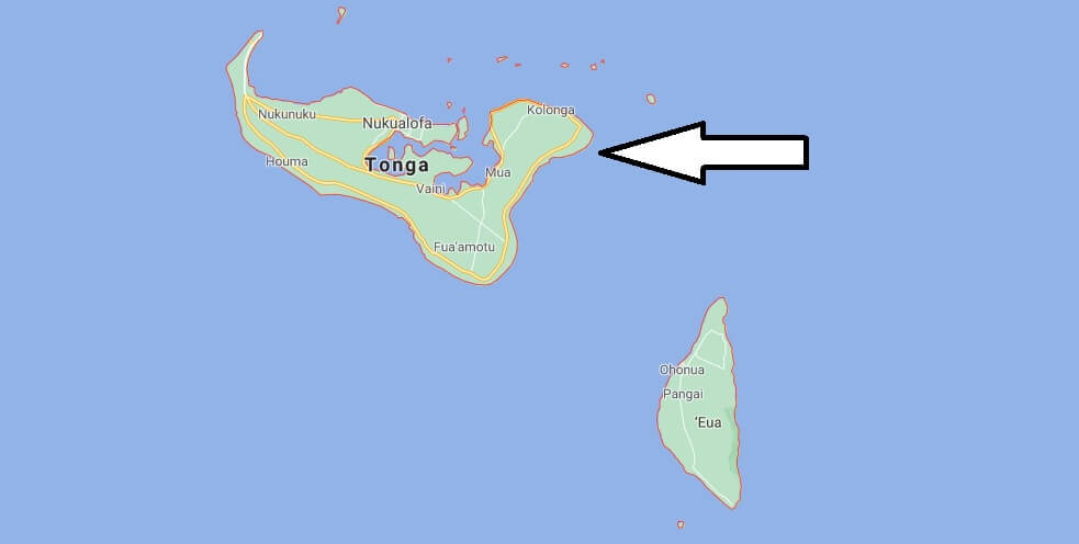 ¿Dónde está Tonga en qué continente