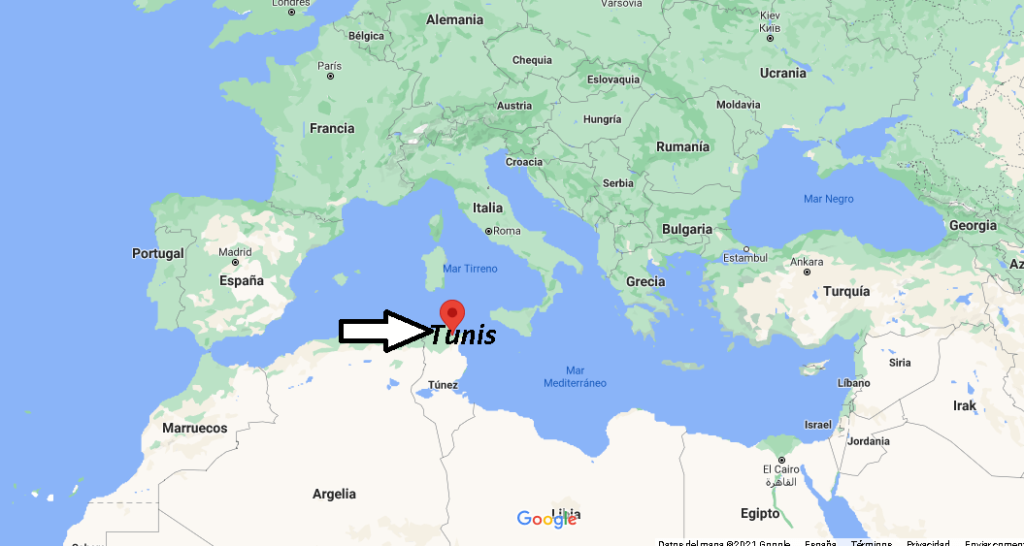 ¿Dónde está Tunis