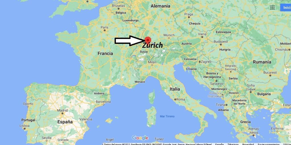 ¿Dónde está Zúrich