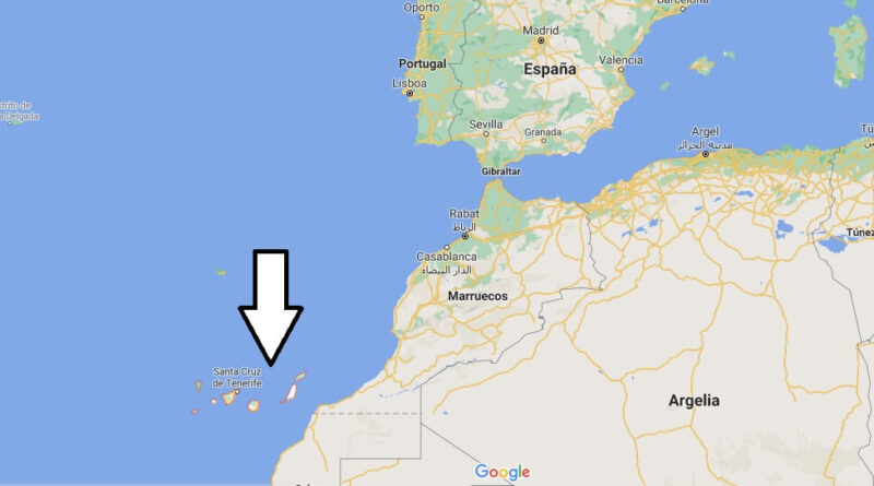 ¿Dónde está las Islas Canarias