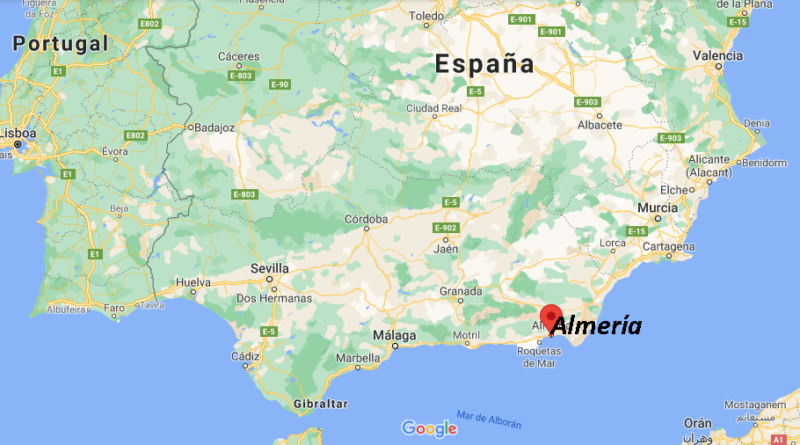 ¿Dónde está ubicada Almería
