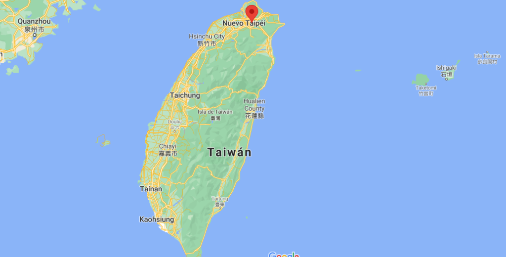 ¿Dónde está ubicado Taipei en el mapa