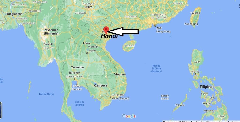 ¿Dónde está ubicado Vietnam en el mapa