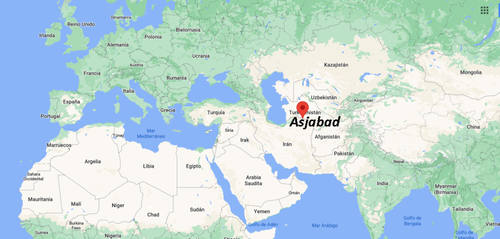 ¿Dónde queda Asjabad
