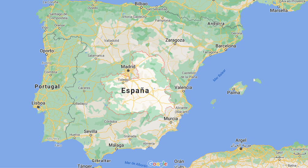 ¿Dónde queda Castilla-La Mancha