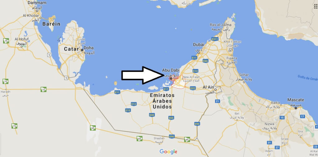 ¿Dónde queda Emiratos Abu Dhabi