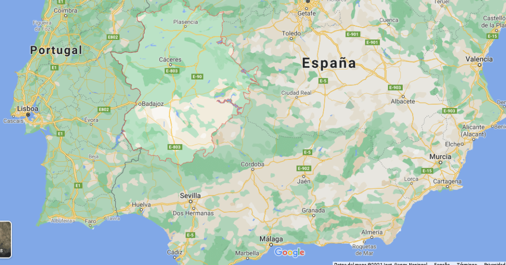 ¿Dónde queda Extremadura