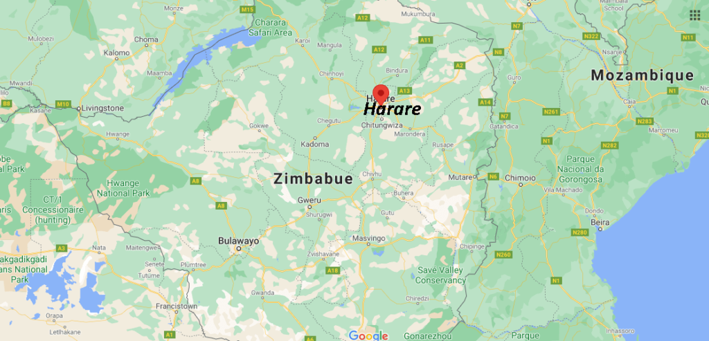 ¿Dónde queda Harare