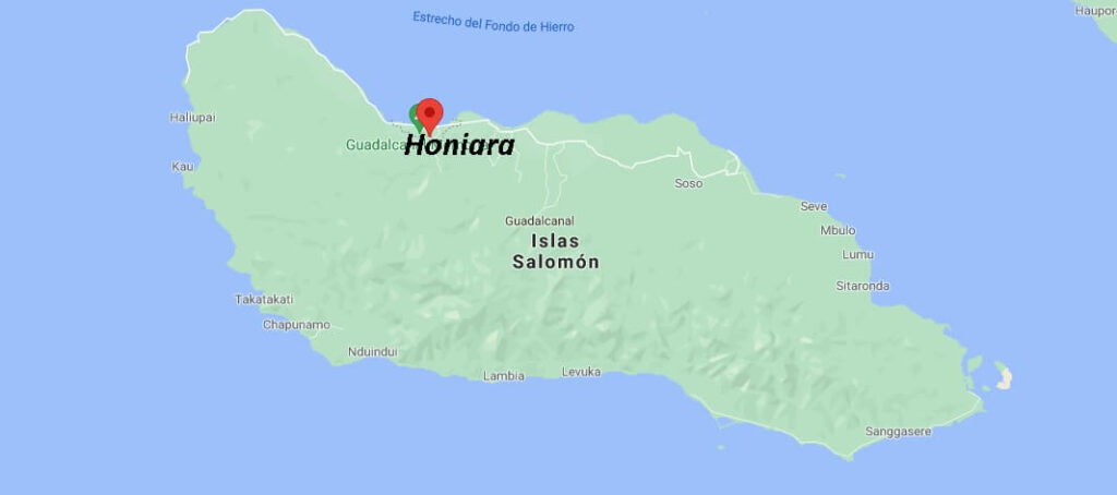 ¿Dónde queda Honiara