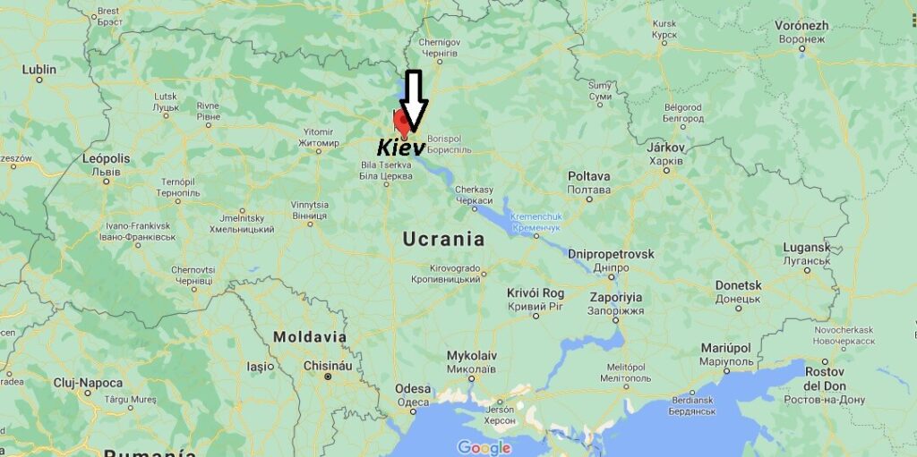 ¿Dónde queda Kiev