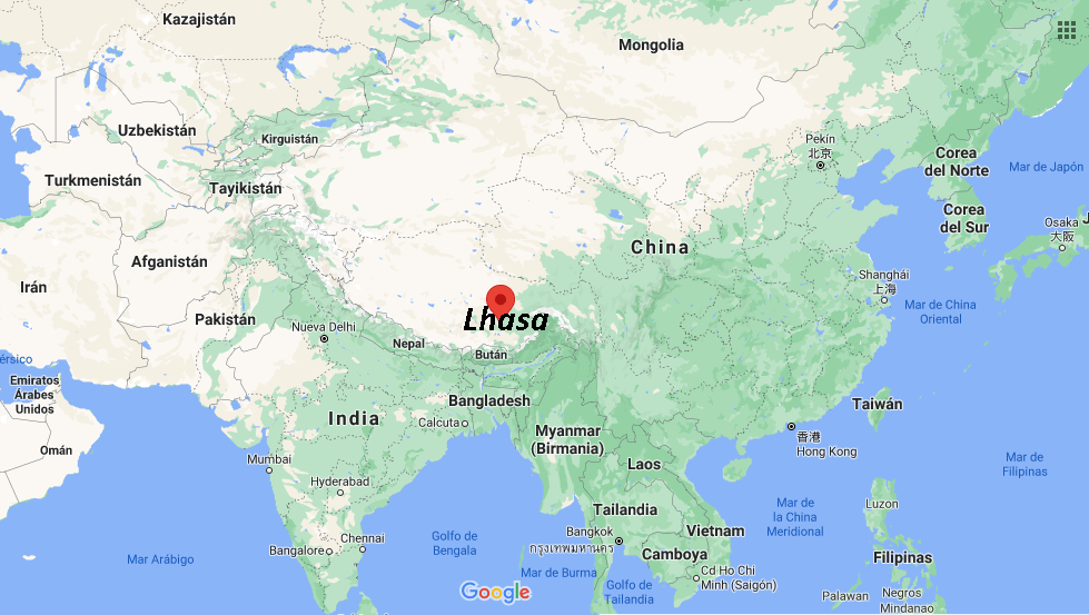 ¿Dónde queda Lhasa