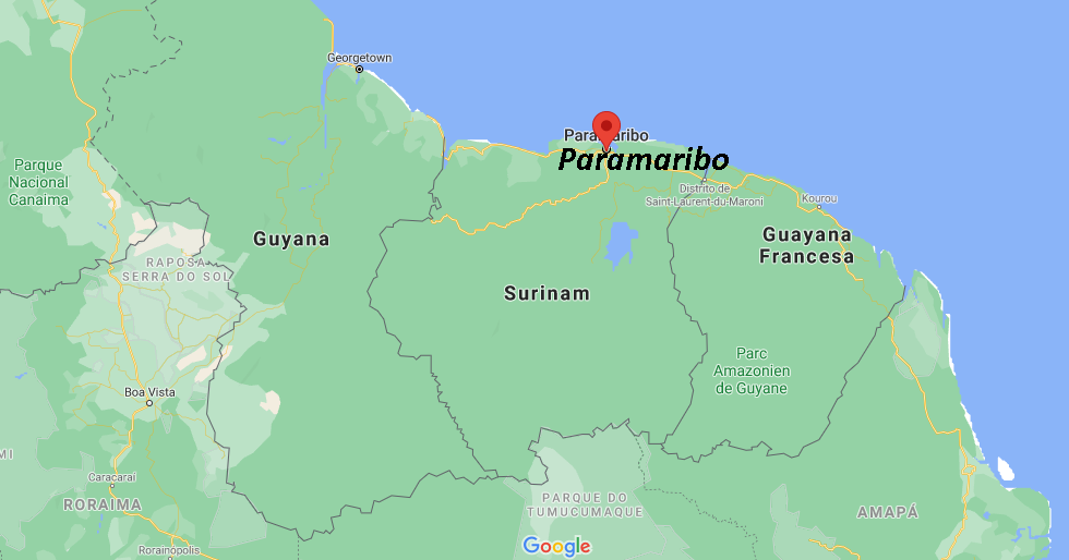 ¿Dónde queda Paramaribo