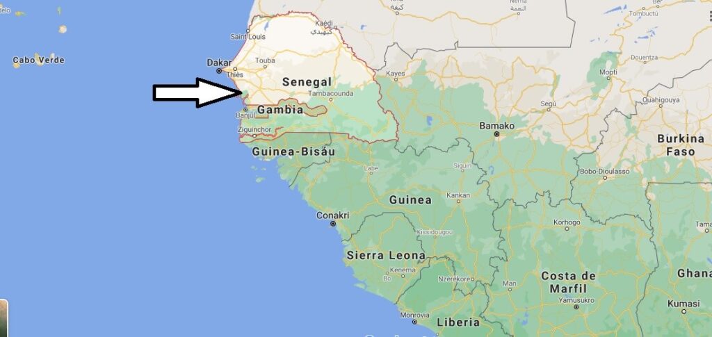 ¿Dónde queda Senegal