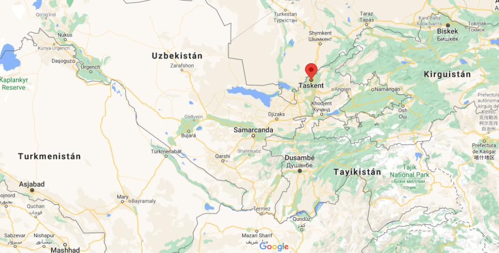 ¿Dónde queda Tashkent