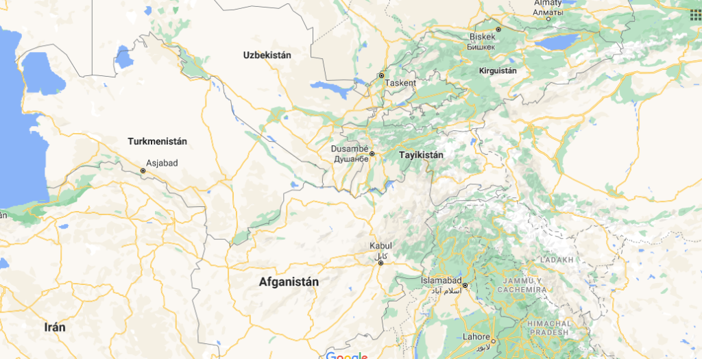 ¿Dónde queda Tayikistán
