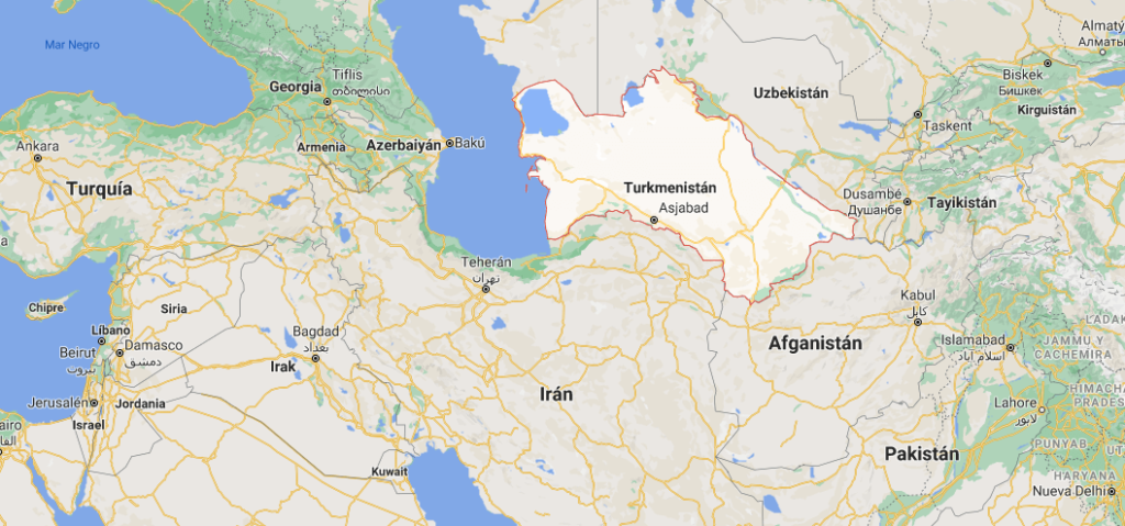 ¿Dónde queda Turkmenistán
