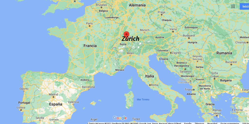 ¿Dónde queda Zúrich