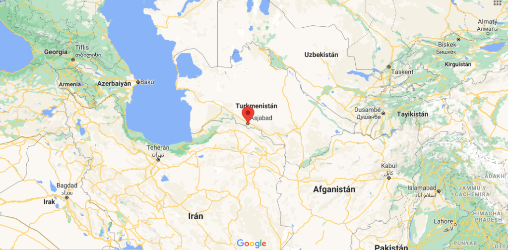 ¿Dónde queda el país de Turkmenistan