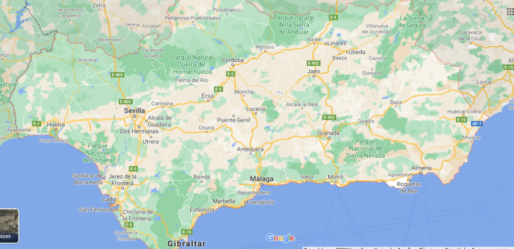 ¿Dónde queda la ciudad de Andalucía