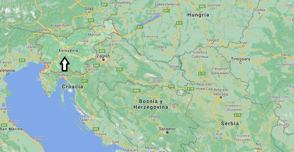 ¿Dónde se encuentra el país Eslovenia