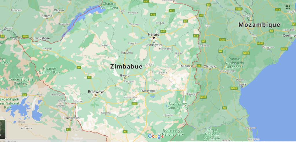¿Dónde se encuentra el país de Zimbabue
