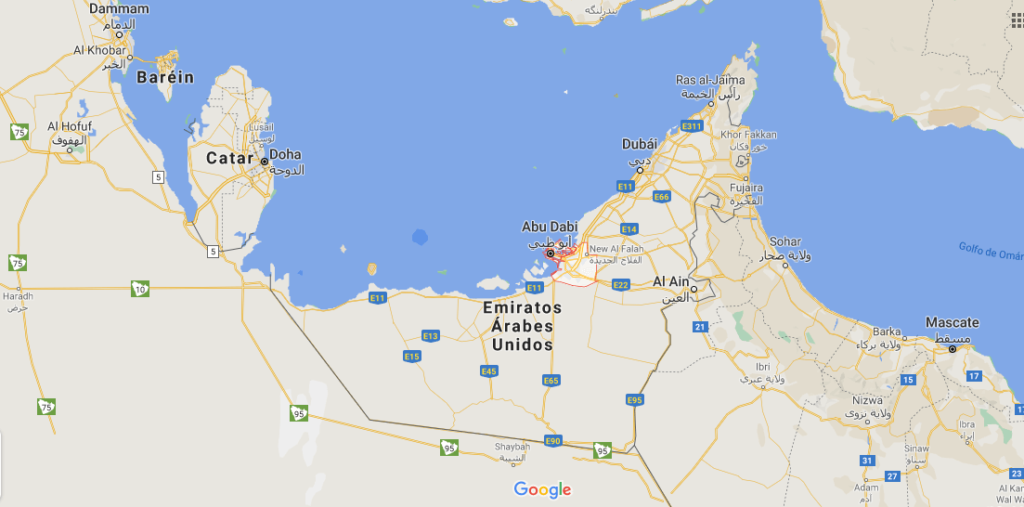 ¿Dónde se ubica Abu Dhabi