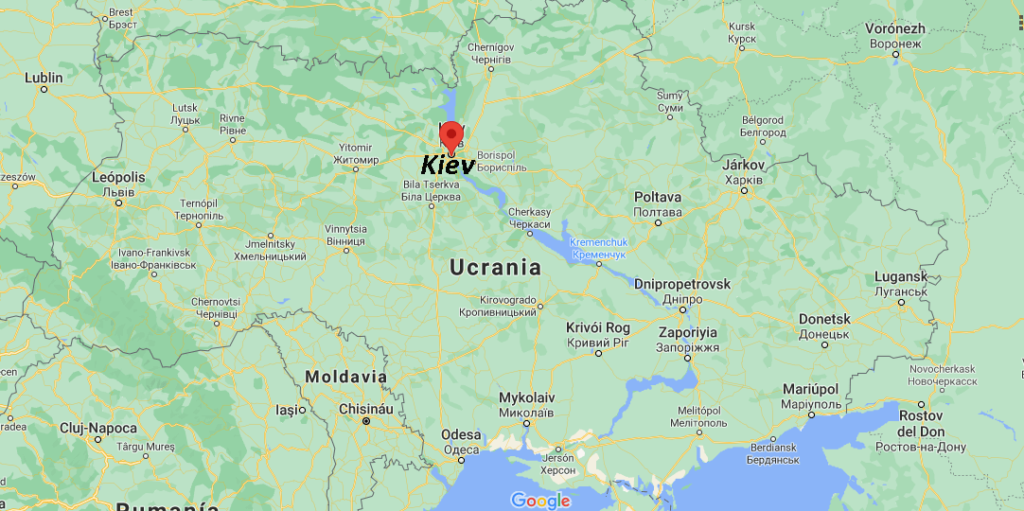 ¿Dónde se ubica Kiev