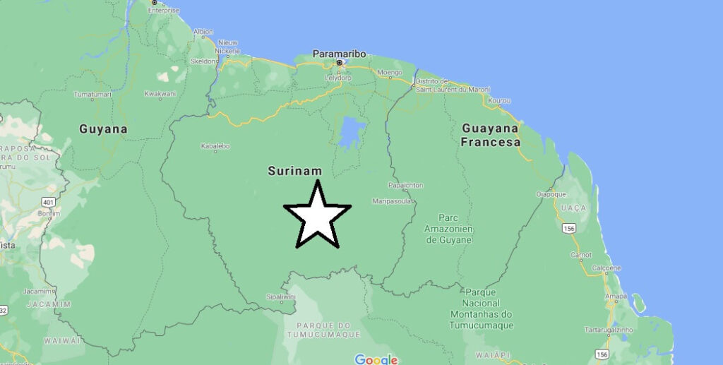 ¿Qué país está al lado de Surinam