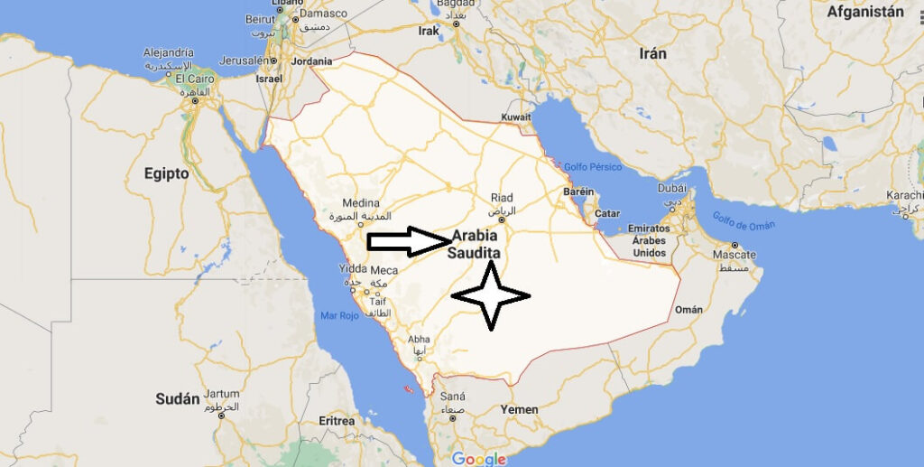 ¿Qué países conforman Arabia Saudita