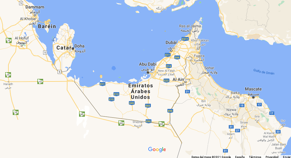 ¿Qué países forman los Emiratos Árabes Unidos
