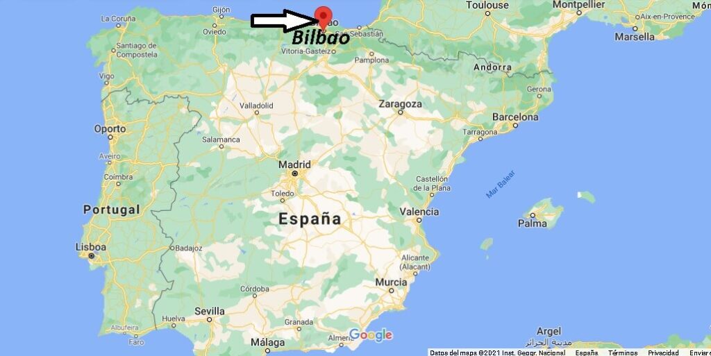 ¿Dónde está Bilbao