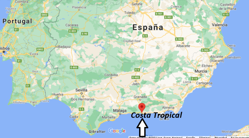 ¿Dónde está Costa Tropical