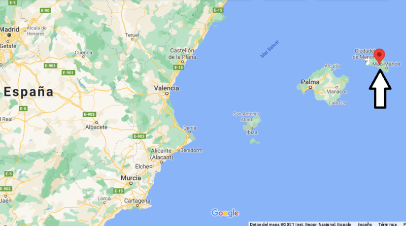 ¿Dónde está Menorca