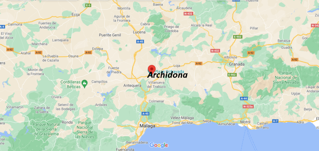¿Dónde queda Archidona