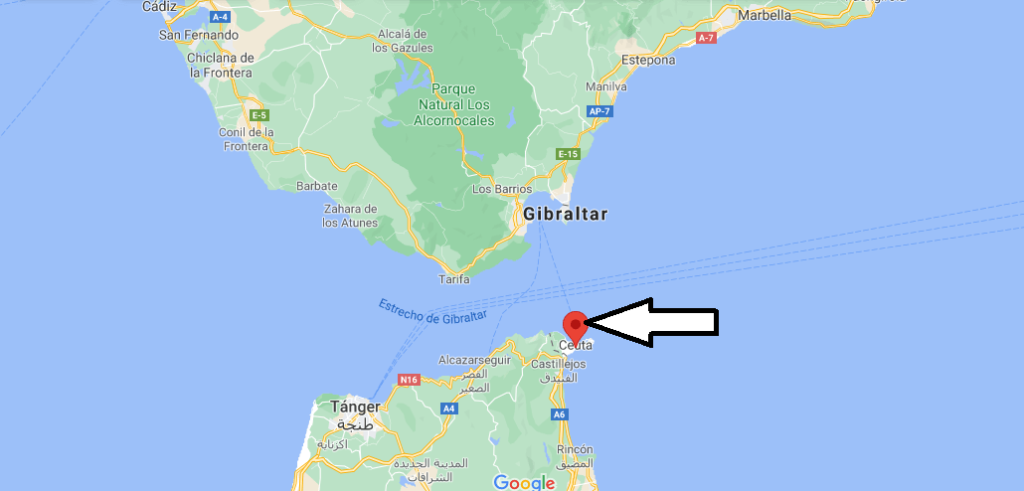 ¿Dónde queda Ceuta