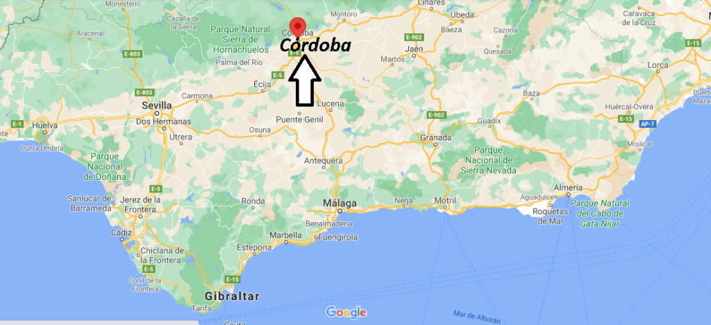 ¿Dónde queda Córdoba (España)