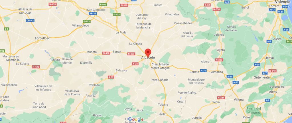 ¿Dónde se sitúa Albacete