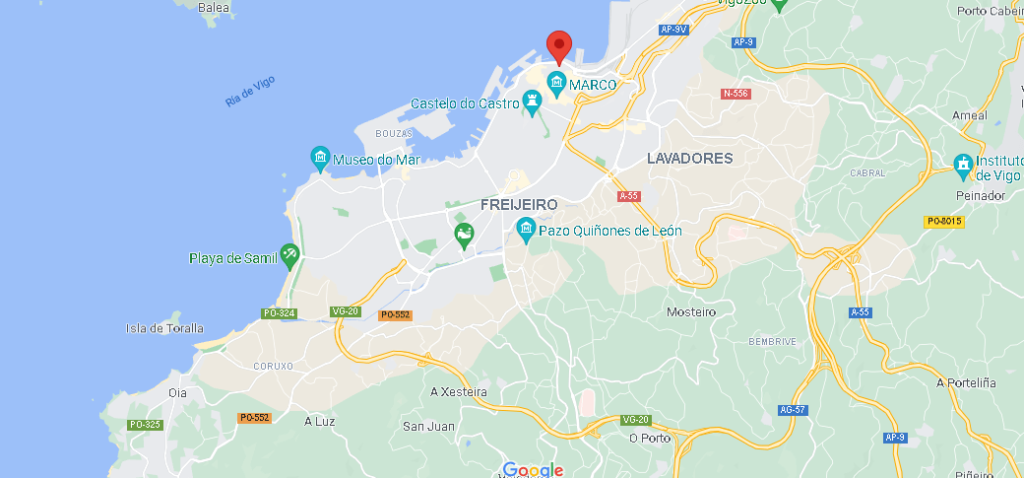 Mapa Vigo