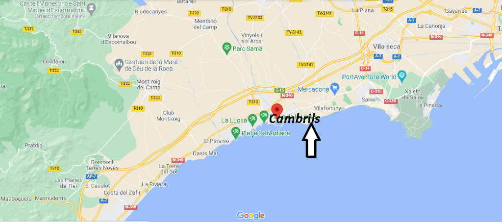 ¿Dónde es el pueblo de Cambrils