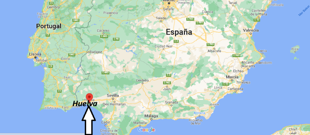 ¿Dónde está Huelva
