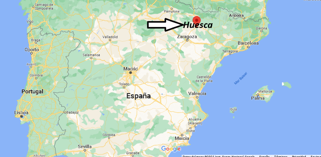 ¿Dónde está Huesca