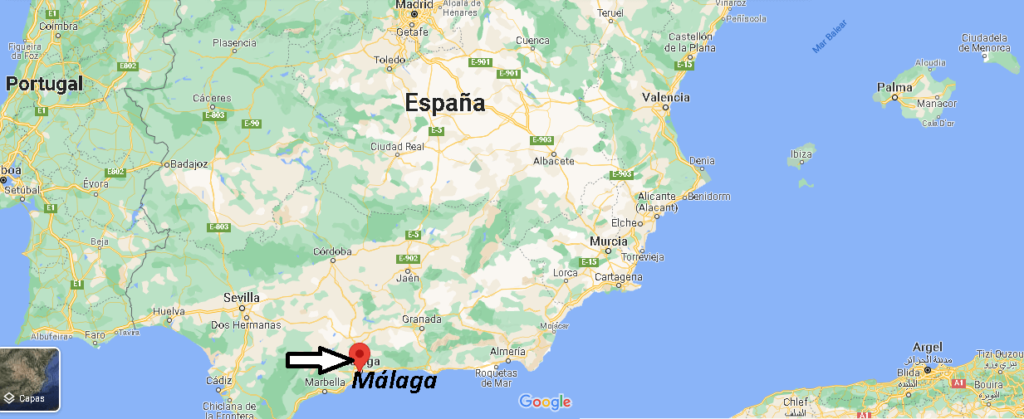 ¿Dónde está Málaga