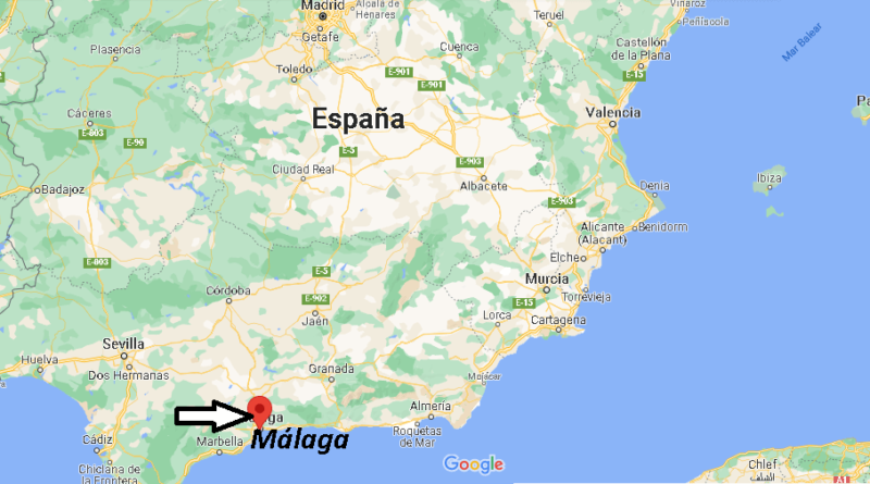 ¿Dónde está Málaga